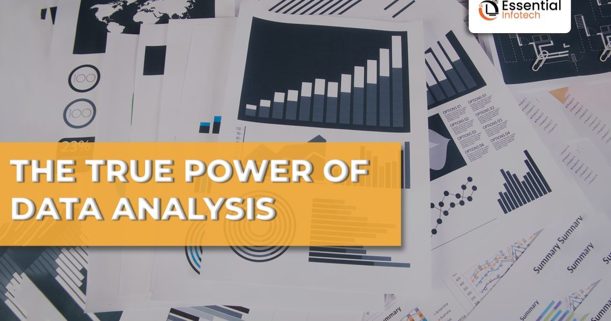 Illustration depicting interconnected data nodes, symbolizing the importance of data analysis in modern business operations. Data visualization tools and graphs are overlaid, showcasing the insights gained through analytics for informed decision-making and strategic planning.